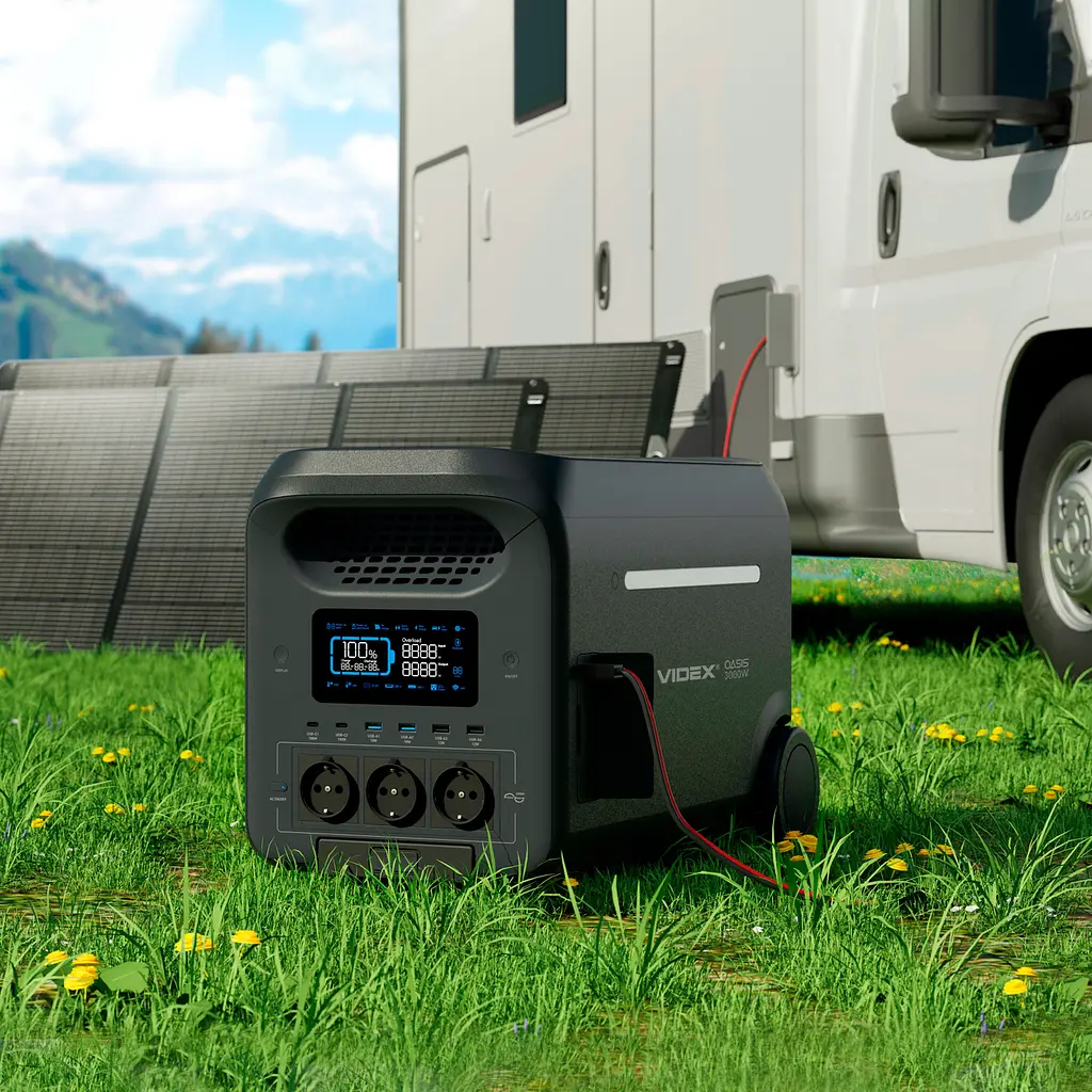 Портативна зарядна станція Videx Oasis 3000W 2560Wh (VPS-SG1-3KW) - фото 15