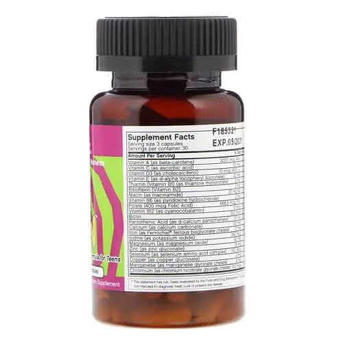 Мультивитамины для подростков MV Teen 90 капсул Futurebiotics vit0005311 - фото 2