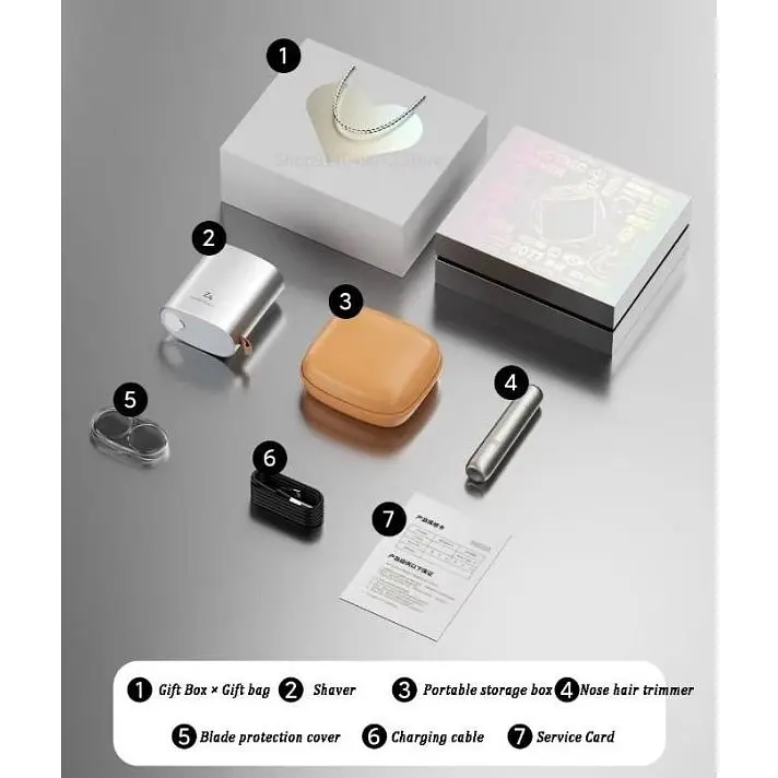 Електробритва Enchen Z4 Gift Set Silver - фото 3