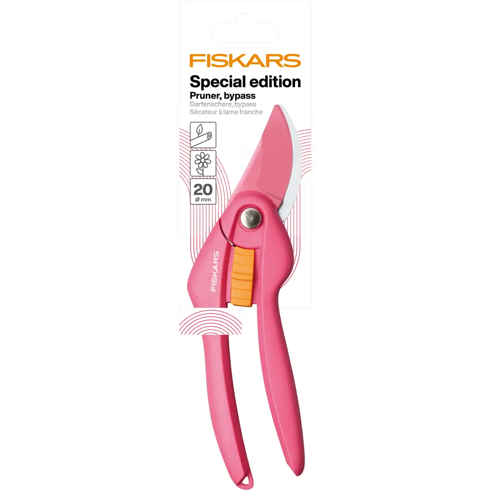 Секатор Fiskars Special edition P26, Bypass до 20 мм, 111256 (1003657) - фото 2