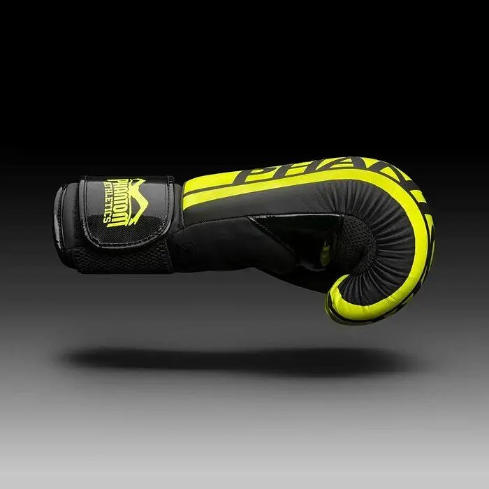 Рукавиці боксерські Phantom Athletic Apex Elastic Black/Neon Yellow - 12 унцій - фото 3