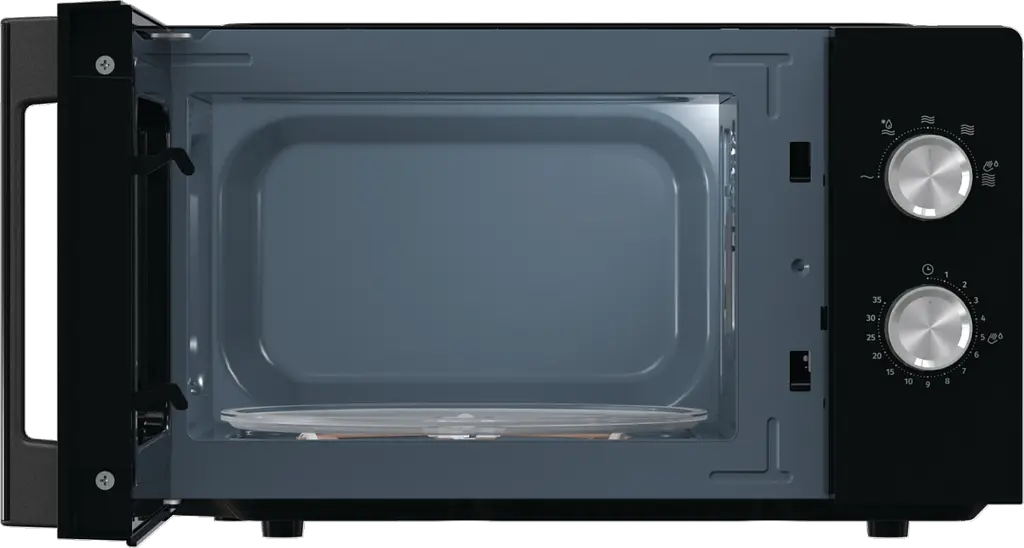 Мікрохвільова піч Gorenje 17л 700Вт чорний - фото 3