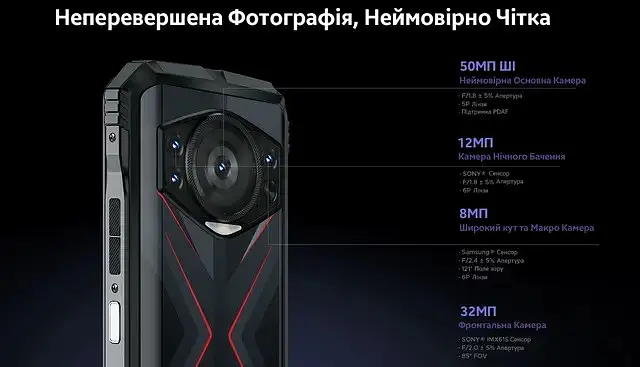 Смартфон Doogee S118 12/512GB Celadon Green (Global) NFC - фото 5