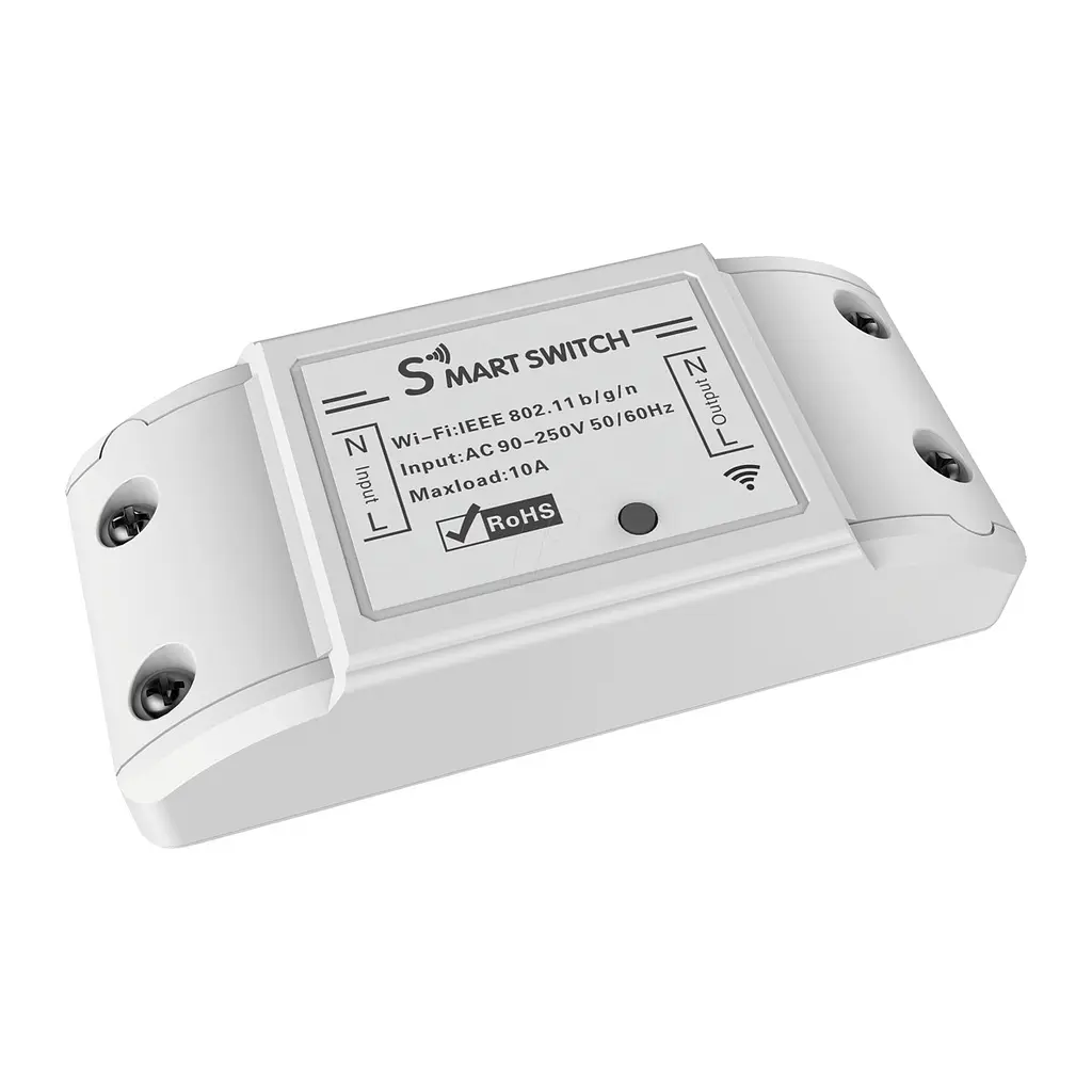 Розумний вимикач Wifi реле для розумного будинку Wi-Fi Smart Switch 10А бездротові вимикачі 2 штуки