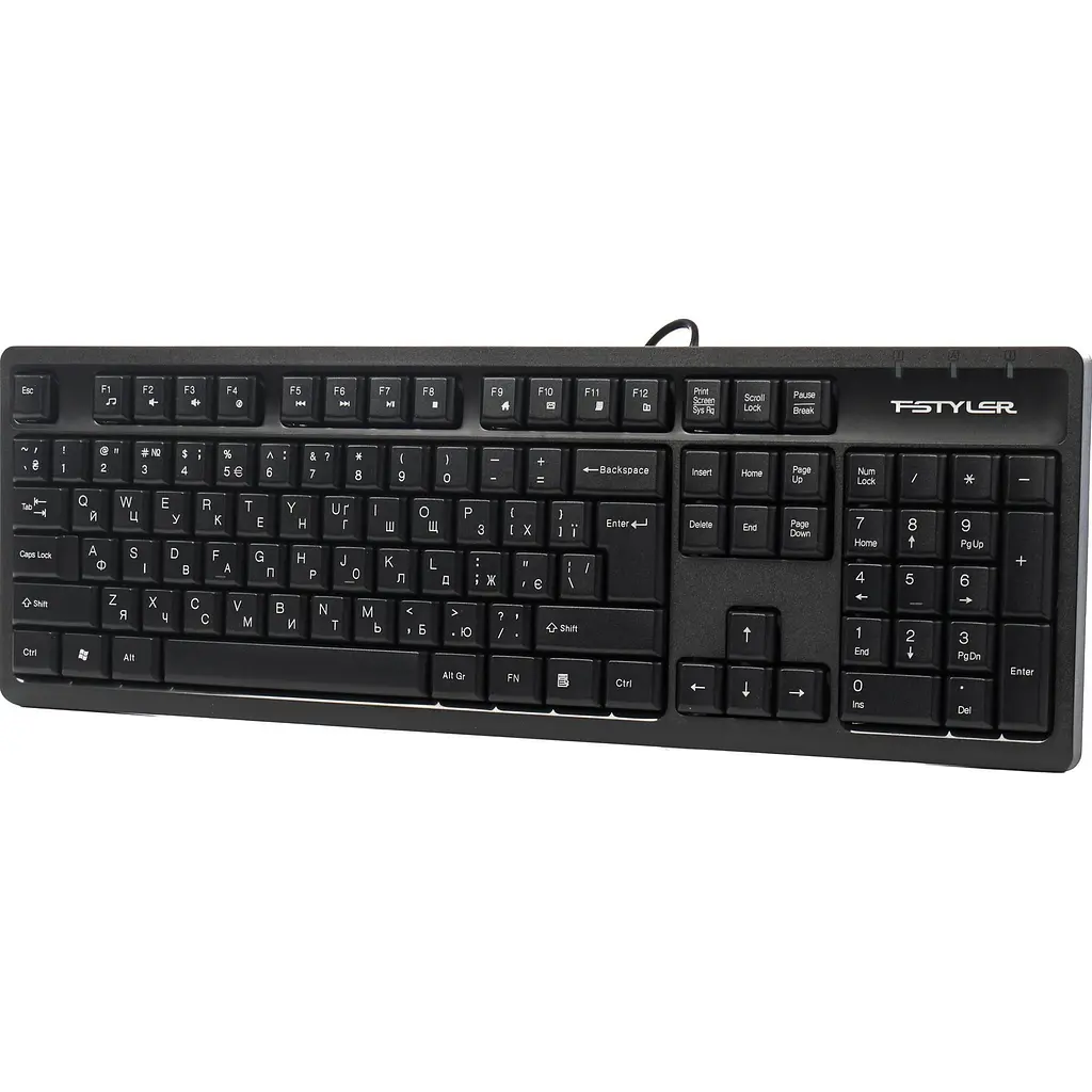 Клавіатура A4Tech Fstyler FK12 Black (4711421003148) [150741] - фото 2