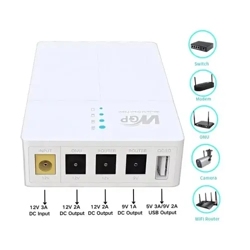 Джерело безперебійного живлення для роутера UPS RCI 302, White, 13500 mAh (27Wh) WGP teh0033887 - фото 2