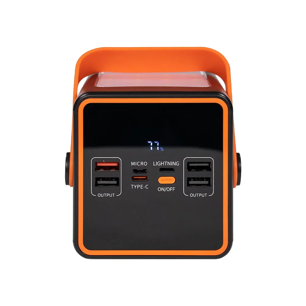 Повербанк 70000mAh Power Bank Kraft KPB-2470FCL Black 22.5W QC3.0 LED-фонарь (43-00087) - фото 3