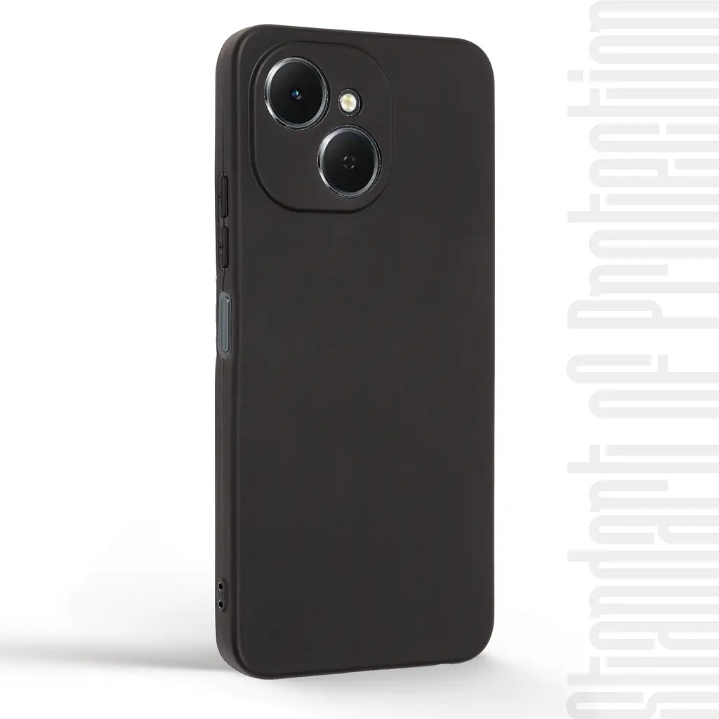 Чехол-накладка для смартфона TECNO Spark 40C 4G противоударный, силиконовый, термополиуретановый (ТПУ), с защитой камеры и корпуса, черный, защита всего корпуса, ArmorStandart (ARM87258) - фото 2