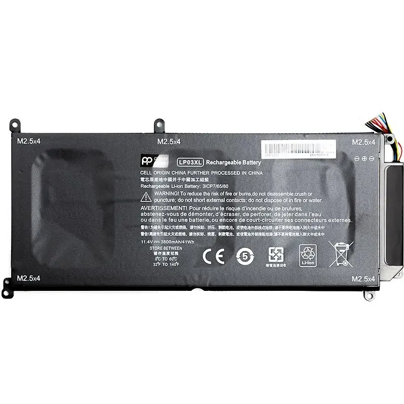 Аккумулятор PowerPlant для ноутбуков HP Envy 15T-AE Series (LP03XL) 11.4V 3600mAh - фото 2