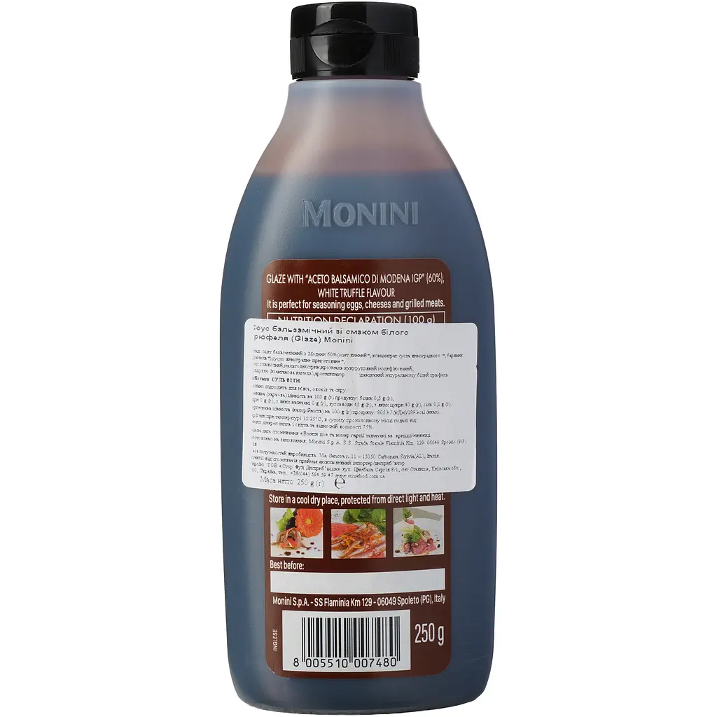 Соус бальзамічний Monini зі смаком білого трюфеля Glaze 250 мл - фото 2