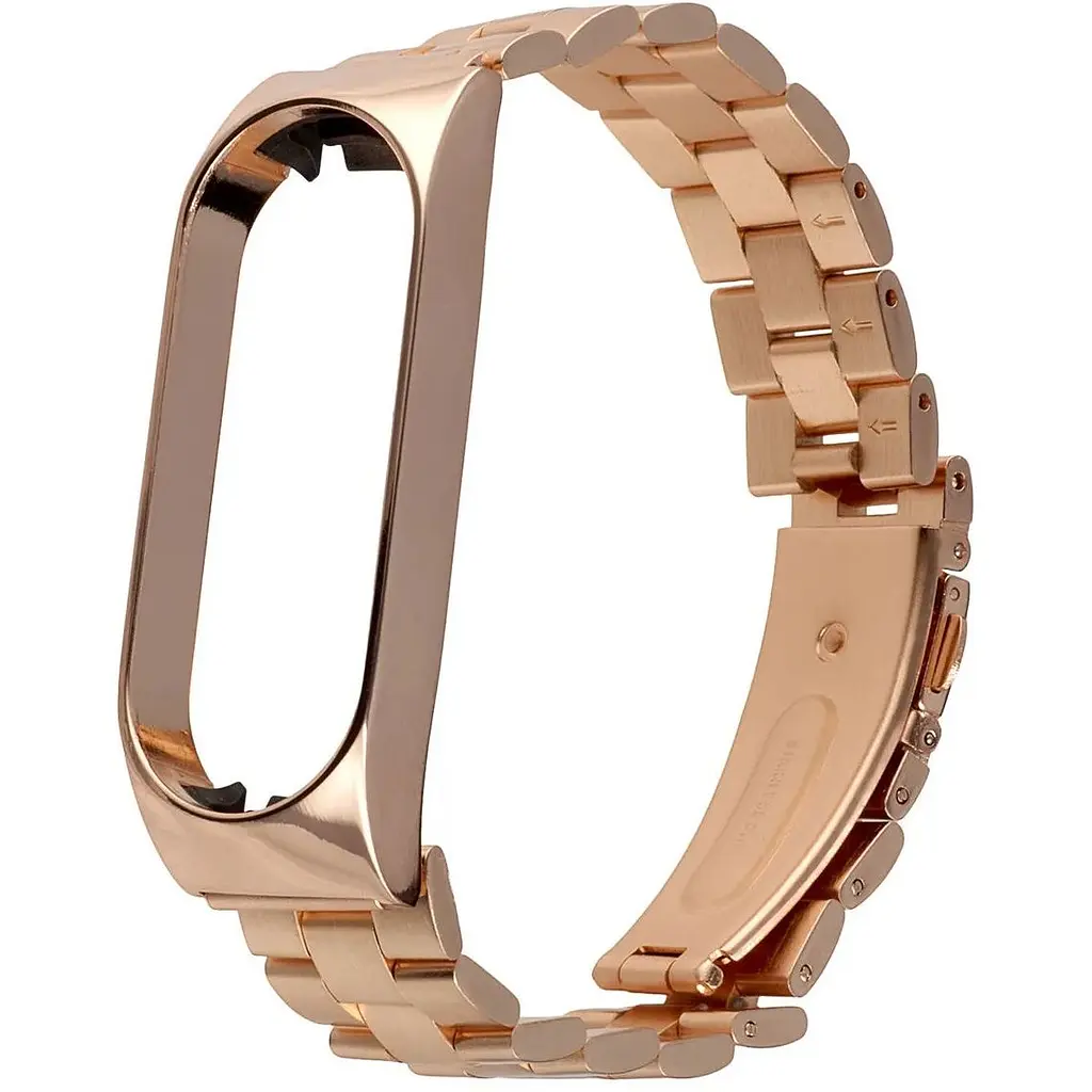Ремінець Steel Strap Mi Band 7 Gold - фото 1