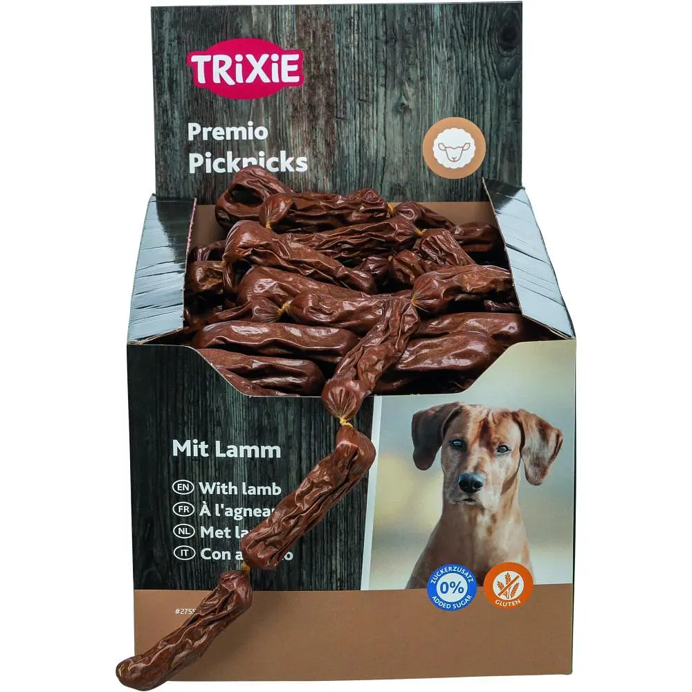 Ласощі для собак Trixie PREMIO Picknicks сосиски 1,6 кг / 200 шт. (ягня) - фото 3