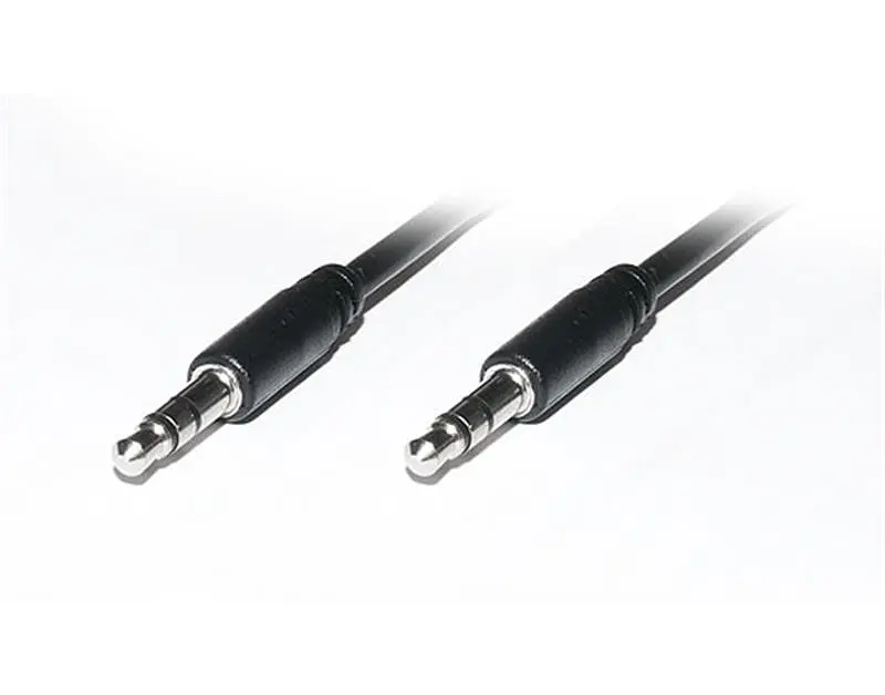 Аудіо-кабель REAL-EL Audio Pro (EL123500040) mini-jack 3.5мм(M)-mini-jack 3.5мм(M) 1м, чорний - фото 2