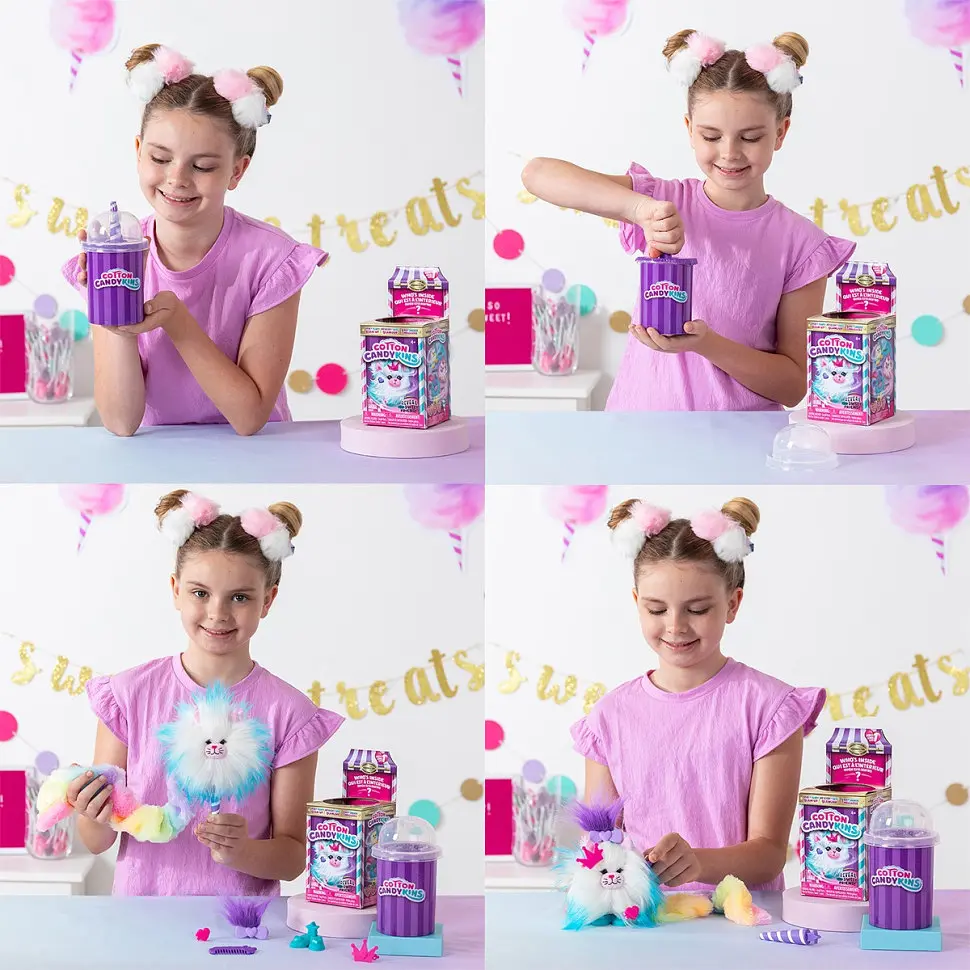 М'яка іграшка-сюрприз "Пухнастий улюбленець" Cotton Candykins 27301 в асортименті - фото 6