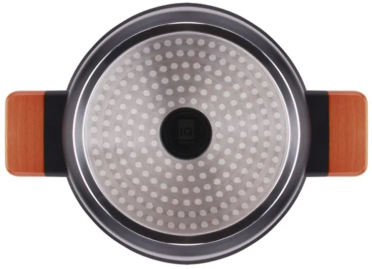 Каструля Ringel IQ Be Natural, з кришкою та дерев'яними ручками, 20 см, 2,5 л (IQ-2042-20) - фото 3