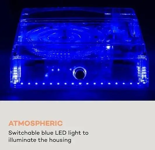 Стереосистема програвач вінілу Auna ClearTech Bluetooth 4.2 (10035573) - фото 3