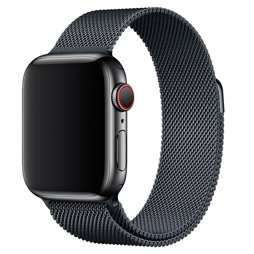 Ремінець Milanese Loop Strap для Apple Watch 38/40mm Space Grey - фото 2