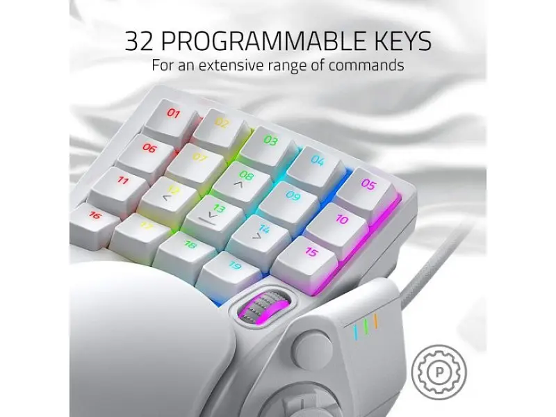 Клавіатура Razer Tartarus Pro Mercury (RZ07-03110200-R3M1) - фото 2
