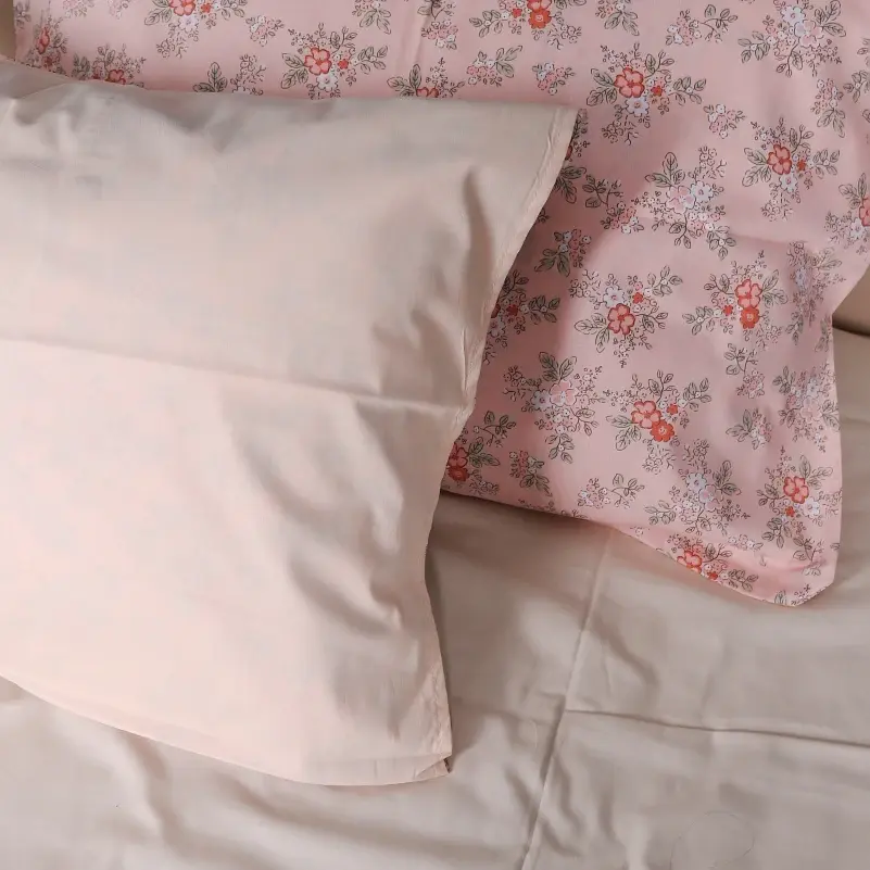 Наволочка MirSon Сатин 22-1397 Floral Elegance 50х70 см розово-пудровая (2200010565690) - фото 3