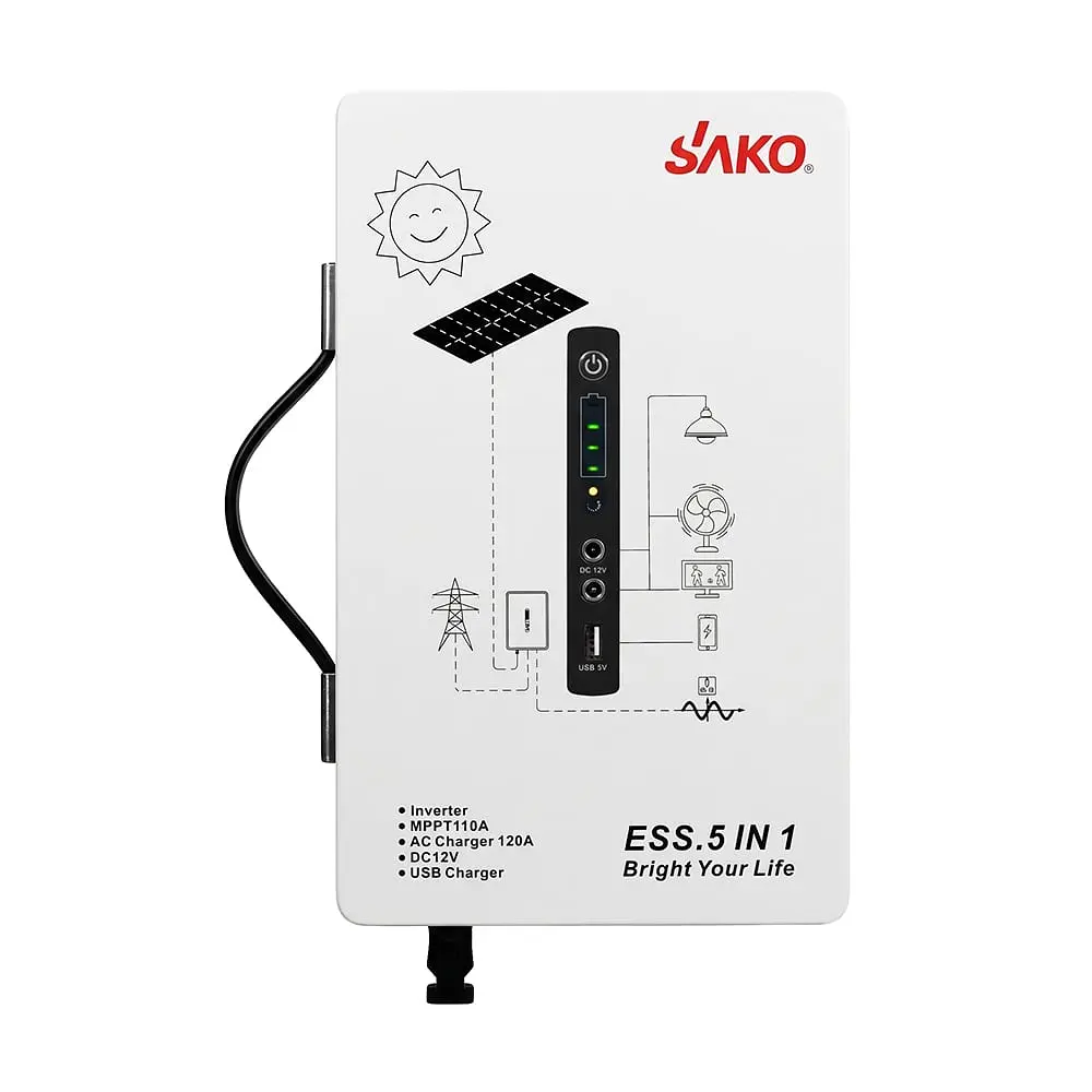 Система резервного живлення (інвертор та батарея) Sako Alpha-ESS-500W/1KWh настінна. Потужність 500 Вт, енергоємність 1004.8 Вт*год, LifePO4 (42-00314) - фото 2