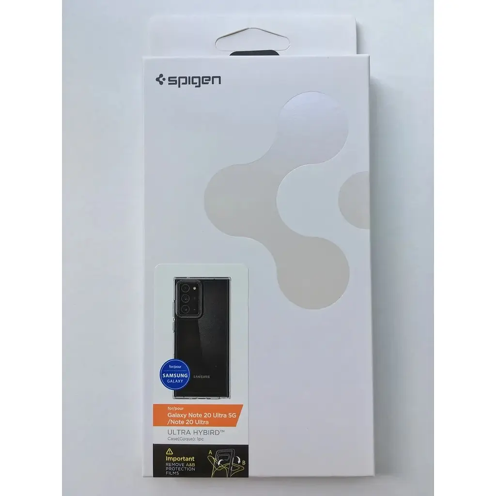 Оригінальний чохол Spigen Ultra Hybrid для Samsung Galaxy Note 20 Ultra (6.9") Crystal Clear (ACS01393) - фото 7