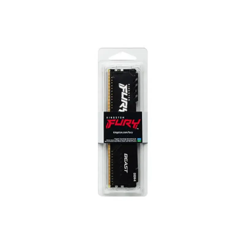 Модуль пам'яті для комп'ютера DDR4 32GB 3200 MHz Fury Beast Black Kingston Fury (ex.HyperX) (KF432C16BB/32) - фото 5