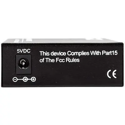 Медіаконвертер RCI 100M, 20km, SC, RJ45, Tx 1310nm, standart size metal case (RCI902W-FE-20-T) - фото 3