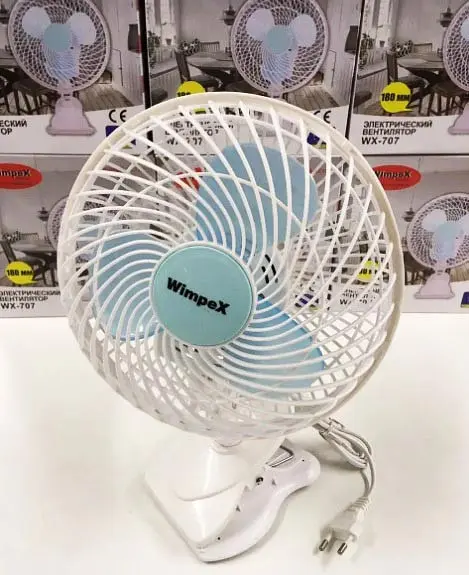 Настольный вентилятор Wimpex WX-707 для дома офиса 35 Вт Белый - фото 5