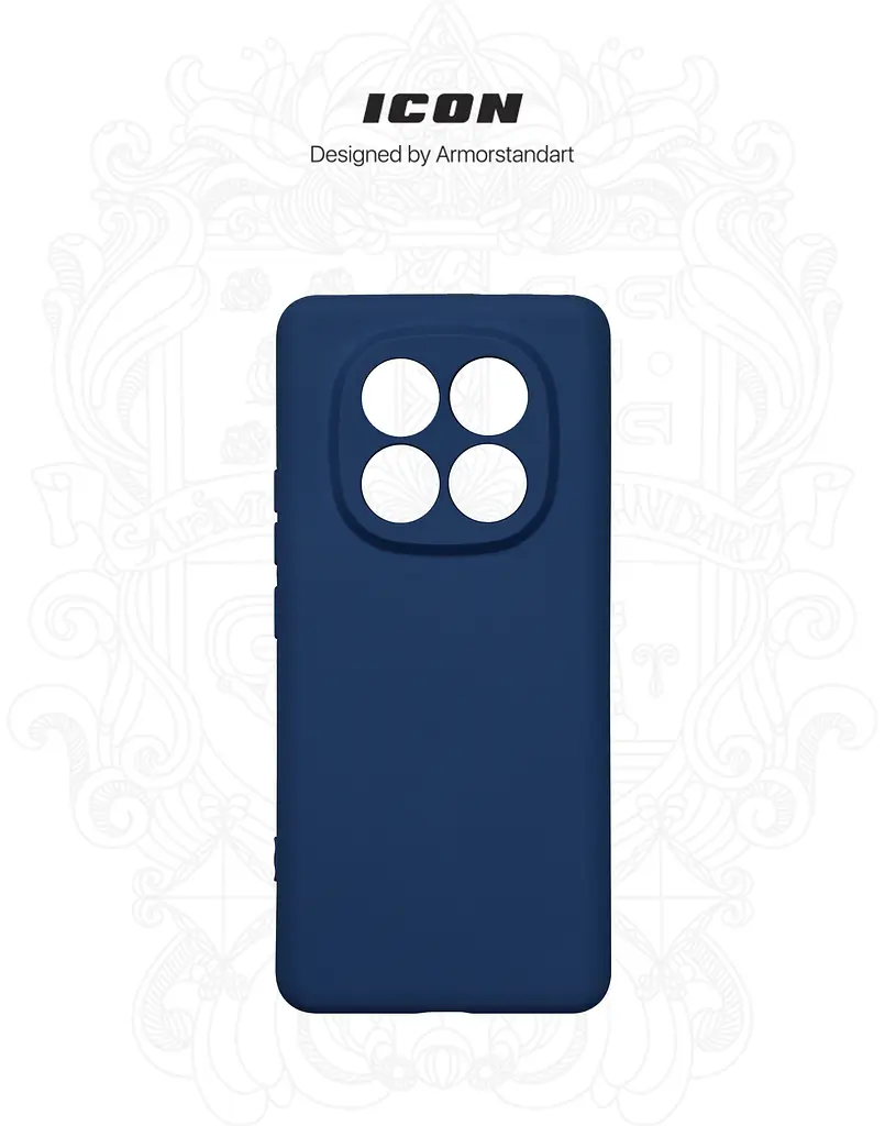 Чехол ArmorStandart ICON для Xiaomi Redmi Note 14 Pro+ 5G Camera cover Dark Blue (ARM79832) - фото 3