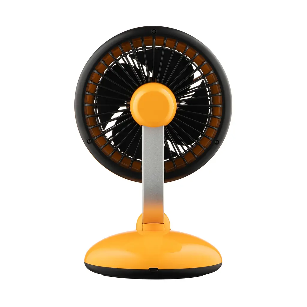 Вентилятор настільний ARDESTO AviaFan FT-F3600BG Yellow, 12 см, акумулятор, підсвітка, USB-A Type-C - фото 4