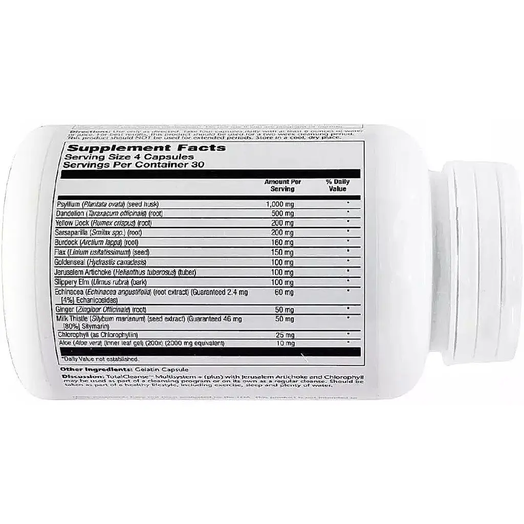 Повне очищення організму Solaray Total Cleanse Multisystem 120 капсул - фото 2