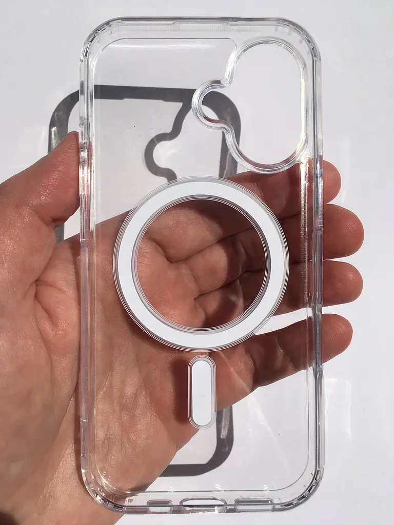 Протиударний чохол для Apple iPhone 17 Clear Case Ultra Hybrid MagSafe Прозорий з магнітом - фото 7
