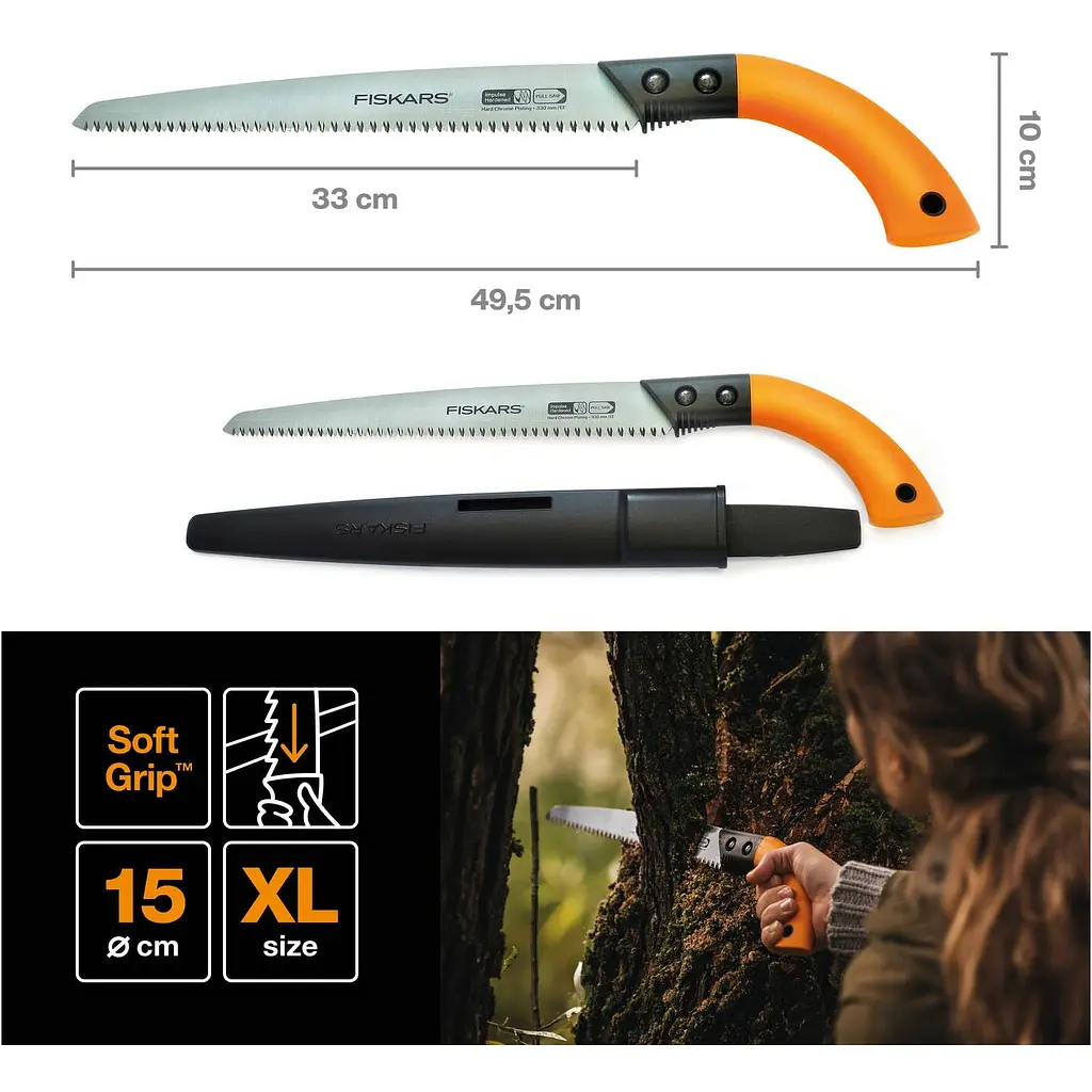 Пила ручна Fiskars SW84, 123840 (1001620) - фото 5