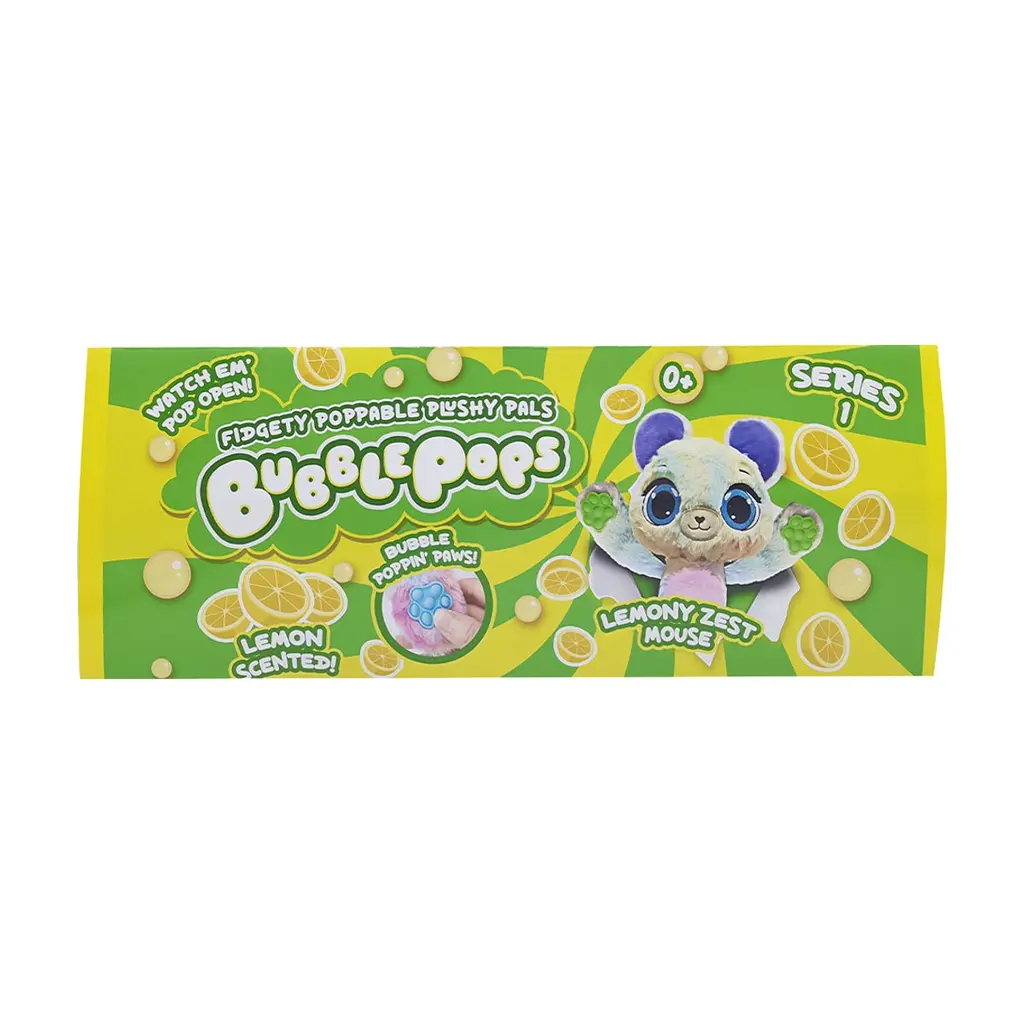 М'яка іграшка Bubble Pops Лимонне мишеня 34 см (2312004/3) - фото 4