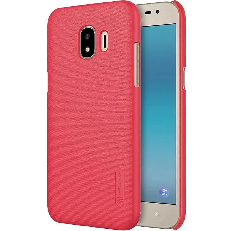 Чехол-накладка Nillkin Super Frosted Shield Samsung Galaxy J2 2018 J250 Red - фото 7