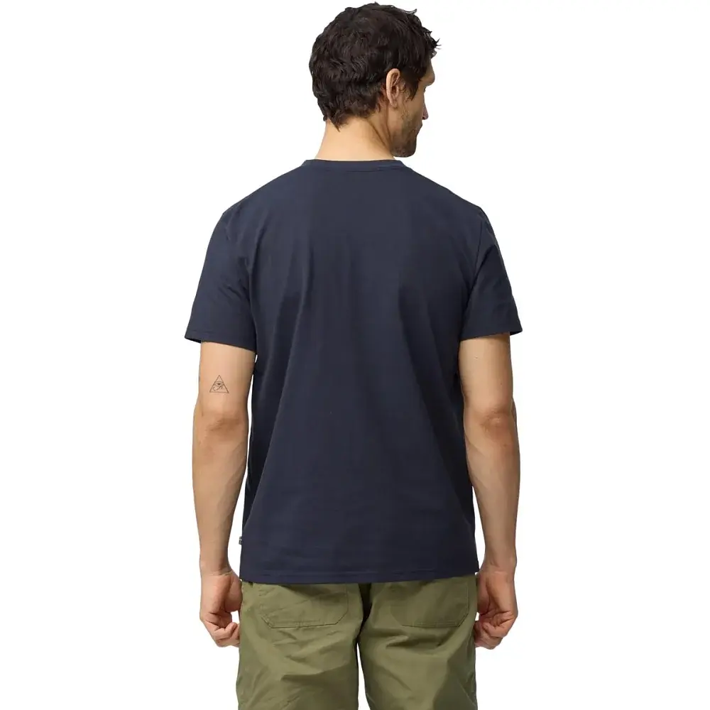 Футболка Fjallraven Archive Logo T-Shirt M L dark navy - фото 4