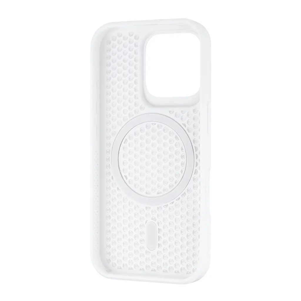 Чохол Silicone Cooling Сase with MagSafe iPhone 16 Pro White - фото 3