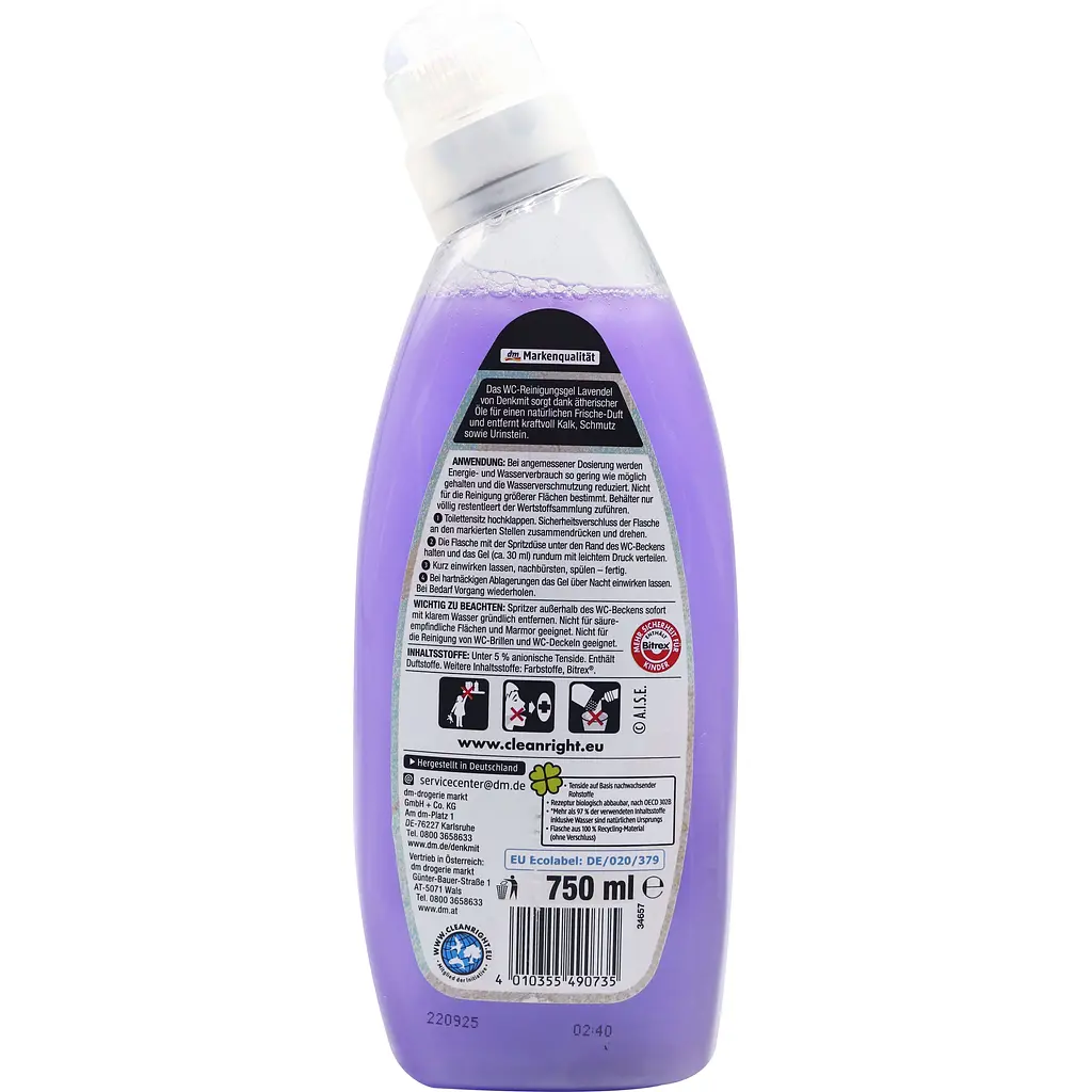 Засіб для унітазу Denkmit Lavender 750 мл - фото 2
