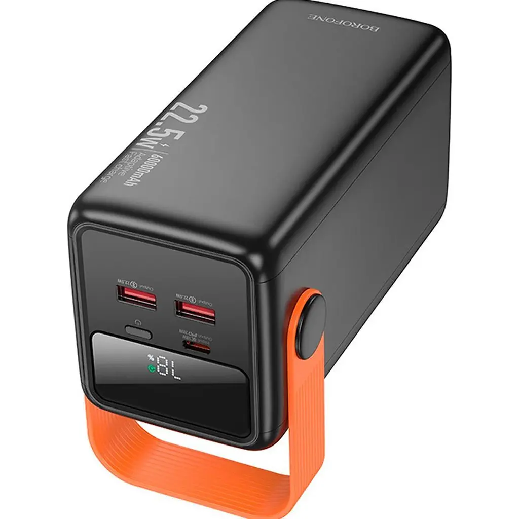 Зовнішній акумулятор Borofone Magnifico BJ66B 60000mAh 22.5W Black [130218] - фото 5