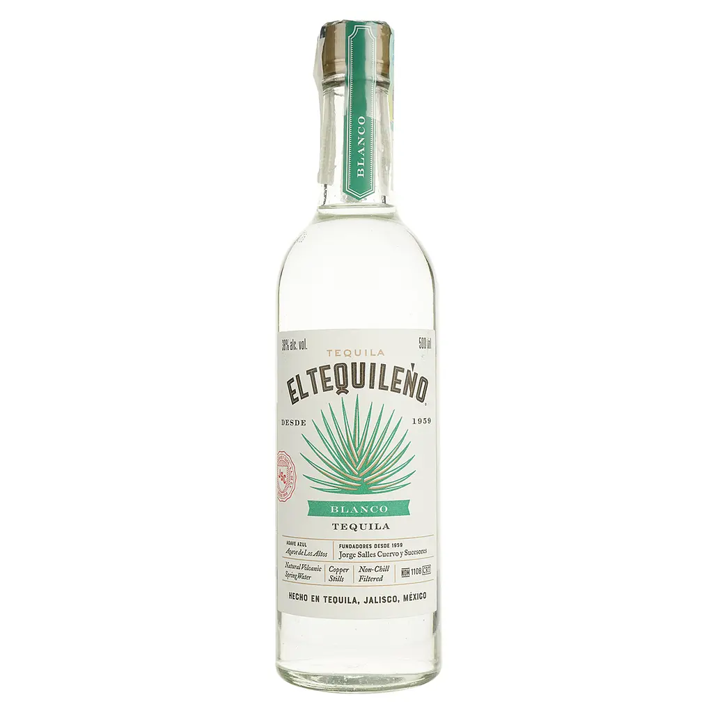 Текіла El Tequileno Blanco 38% 1 л (2 шт. х 0.5 л) - фото 2