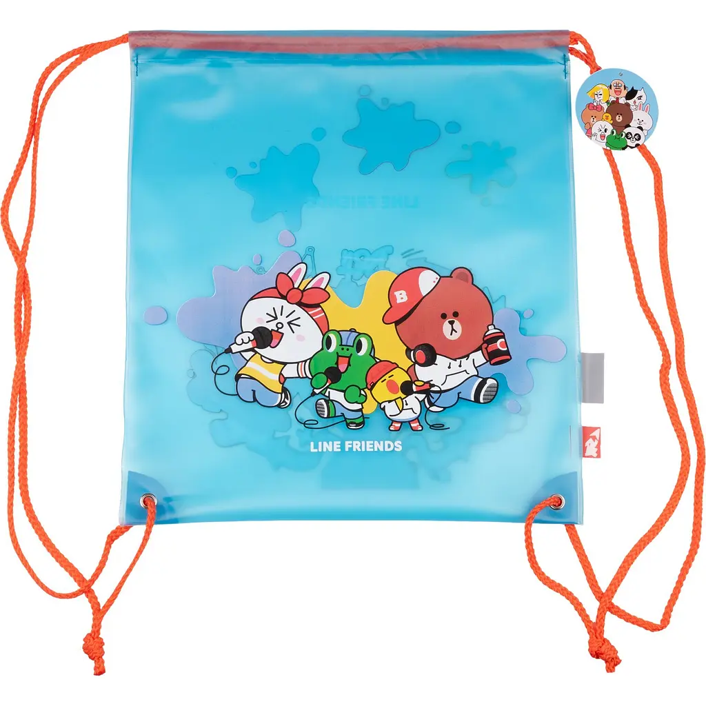 Сумка для взуття Yes SB-16 Line Friends блакитна (533528) - фото 2