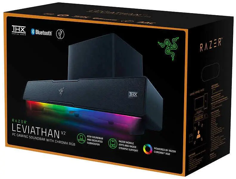 Саундбар Razer Leviathan V2 (RZ05-03920100-R3U1/R3G1) - фото 7