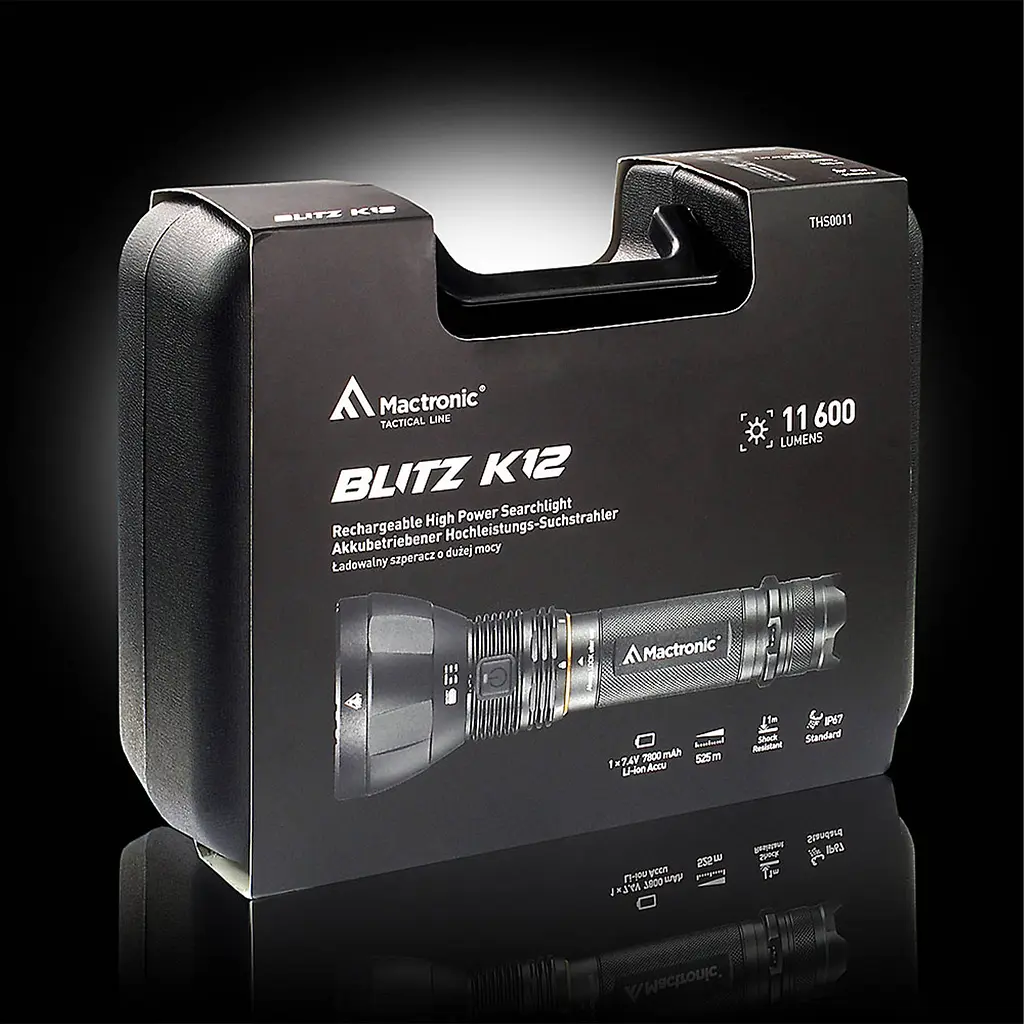 Ліхтар тактичний Mactronic Blitz K12 (11600 Lm) Rechargeable (THS0011) - фото 9