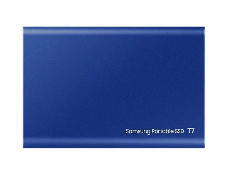 Накопичувач зовнішній SSD 2.5 USB 2.0TB Samsung T7 Indigo Blue (MU-PC2T0H/WW) - фото 4