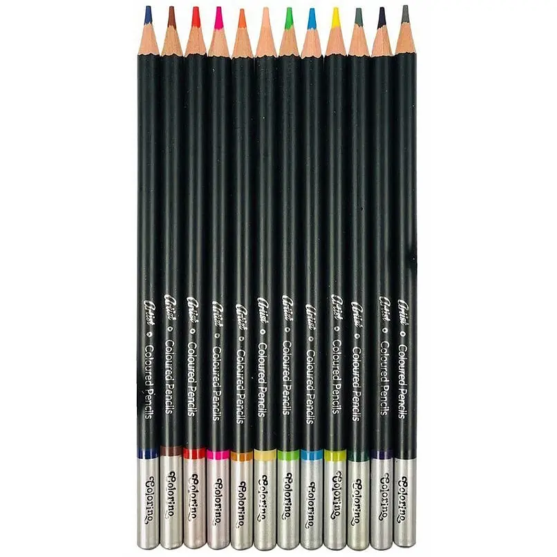 Олівці кольорові Colorino Рremium Artist 12 кольорів 12 шт. (65498PTR) - фото 2
