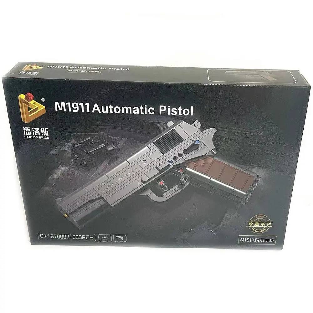 Конструктор M1911 Браунінг Самозарядний Пістолет 333 Деталей - фото 2