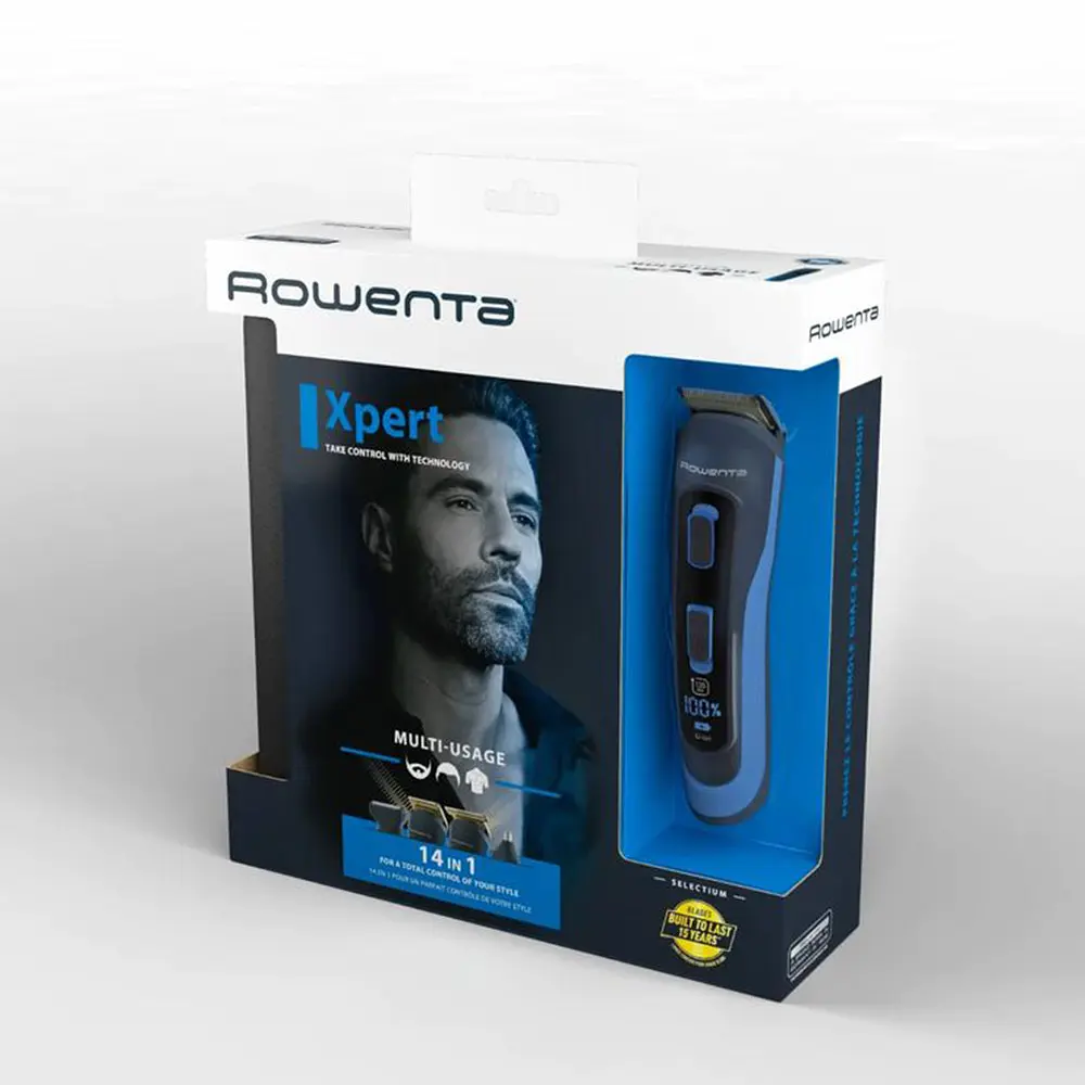 Тример для бороди, вусів, голови та тіла Rowenta Xpert Selectium TN9460F4 синій - фото 5