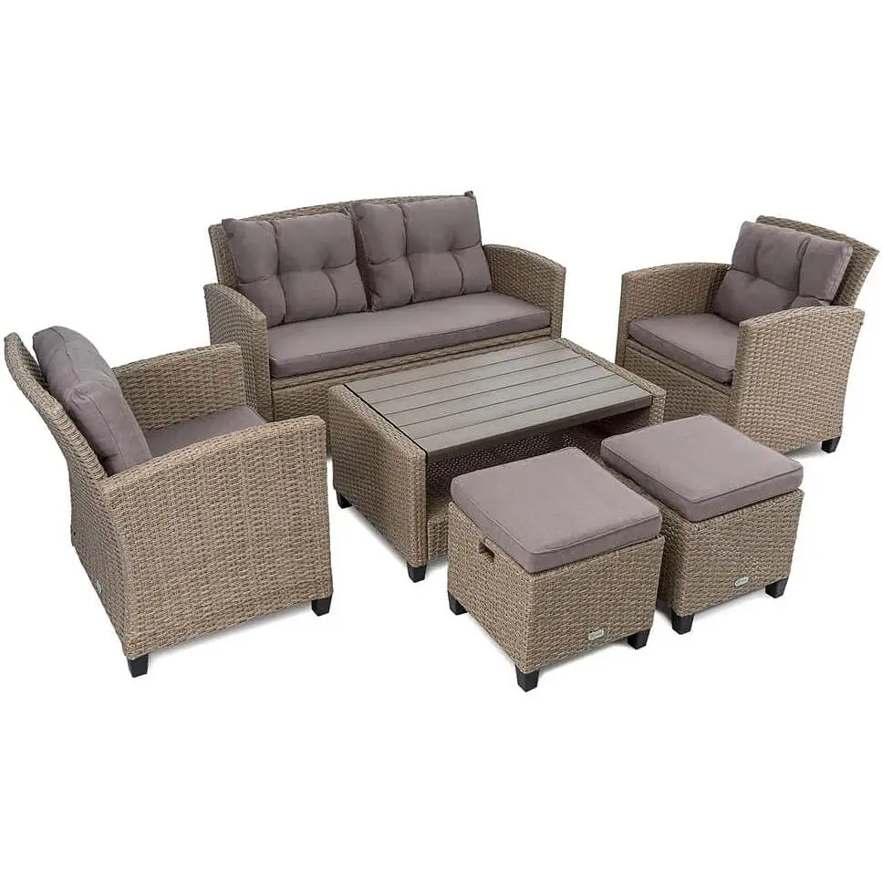 Набор садовой мебели Di Volio Firenze бежевый/светло-серый - фото 8