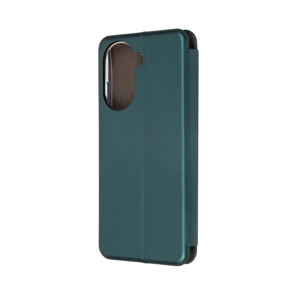 Чехол-книжка для Xiaomi Redmi A5 4G (GL) Poco C71 4G, G-Case, зеленый, кожаный чехол-книга из экокожи (PU) и TPU, с магнитом, с подставкой и вместительным кардхолдером, противоударный, защита всего корпуса, ArmorStandart (ARM84885) - фото 2