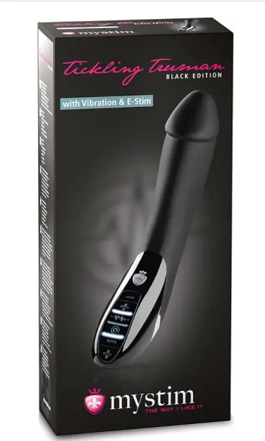 Вібратор із електростимуляцією Mystim Tickling Truman eStim Black Mystim SO3472 90401 - фото 4
